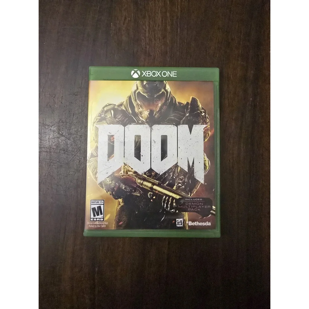 DOOM XBOX ONE- Microsoft 2016 Video Game Tested And Works